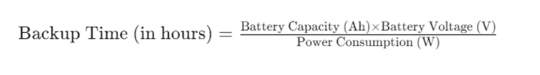 How To Calculate Inverter Battery Backup Time - Invertekenergy