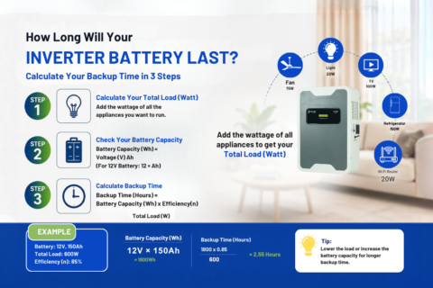 How to Measure Inverter Battery Backup Time