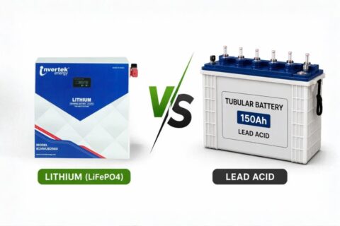 Lithium battery vs lead acid battery