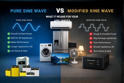 Pure Sine Wave vs Modified Sine Wave Inverter