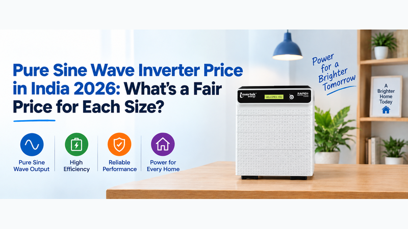 Pure Sine Wave Inverter Price in India 2026 What's a Fair Price for Each Size