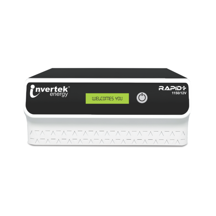 Invertek Rapid+ 1150/12V 1050VA | 840W | Pure Sine Wave Solar Inverter