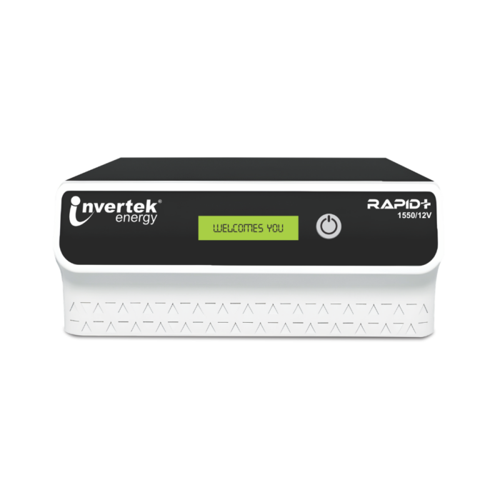 Invertek Rapid+ 1550/12V 1350VA | 1100W | Pure Sine Wave Solar Inverter